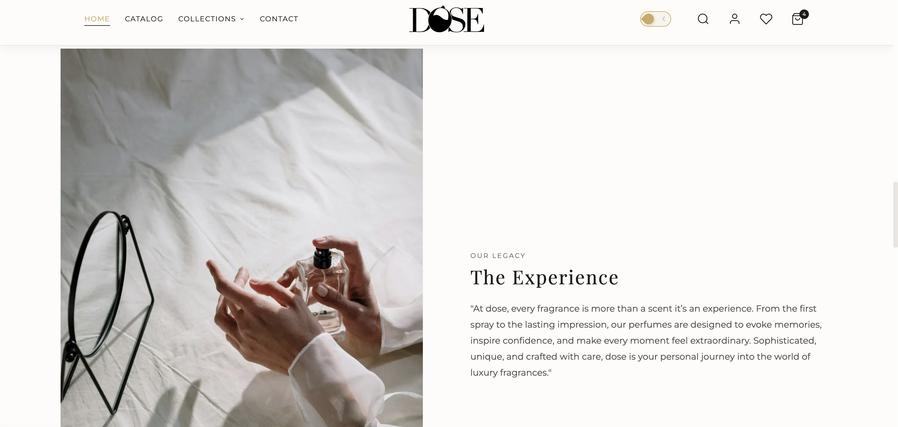 Dose Perfumes Screenshot 1