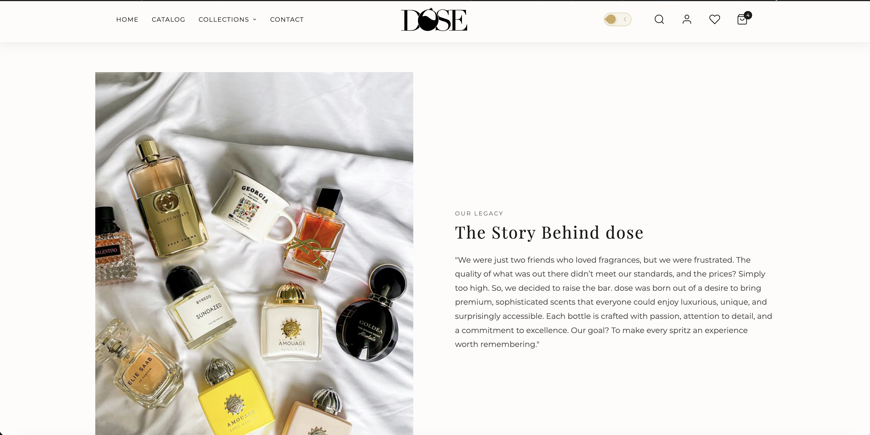 Dose Perfumes Screenshot 2