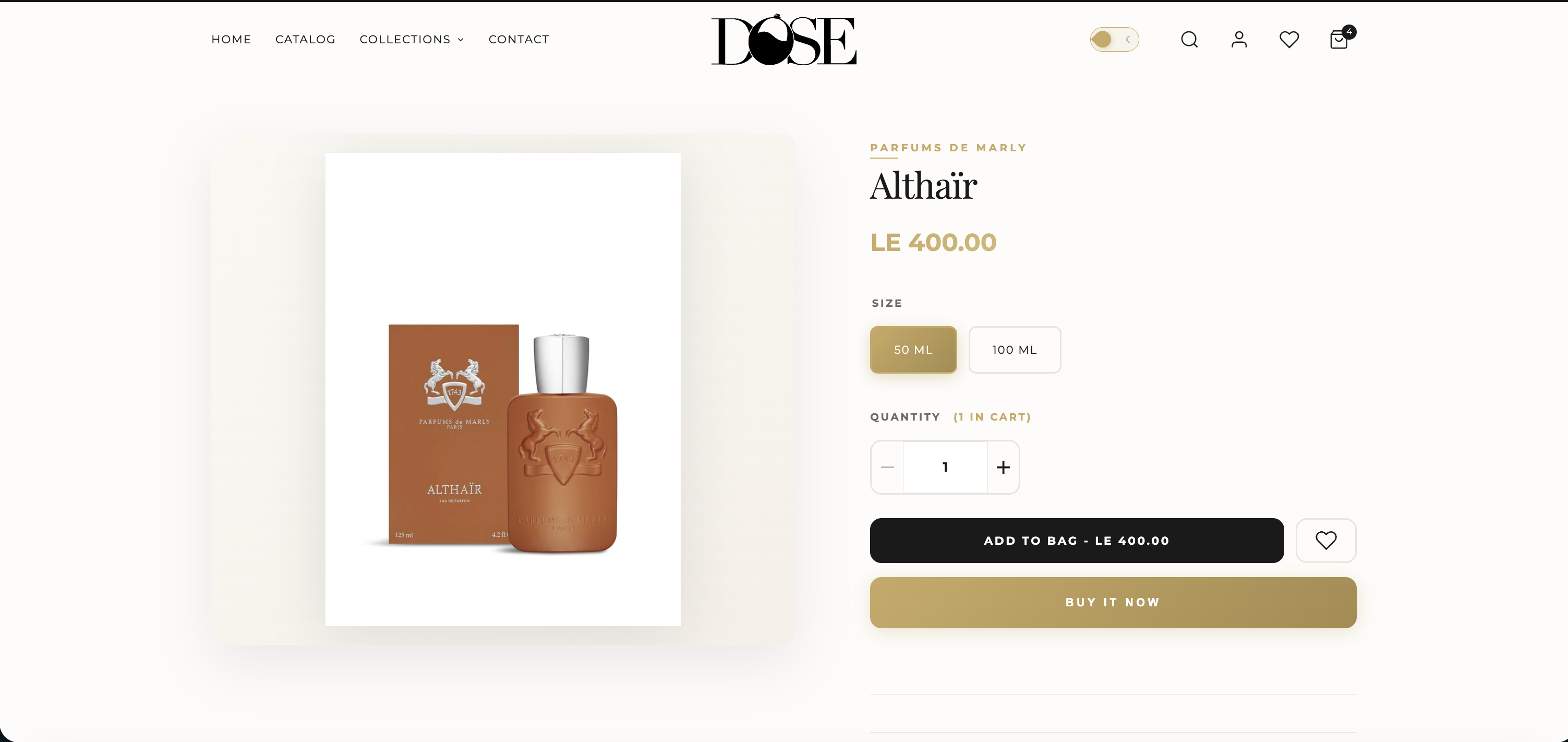 Dose Perfumes Screenshot 5